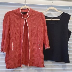 Ming Wang jacket and top size Medium